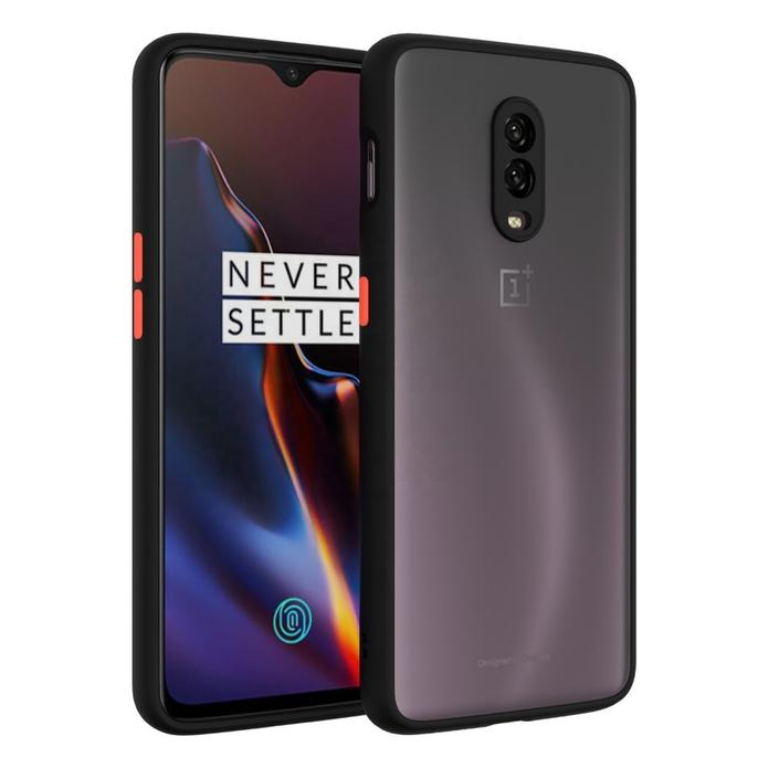 Smoke Silicone Oneplus 6T Back Cover
