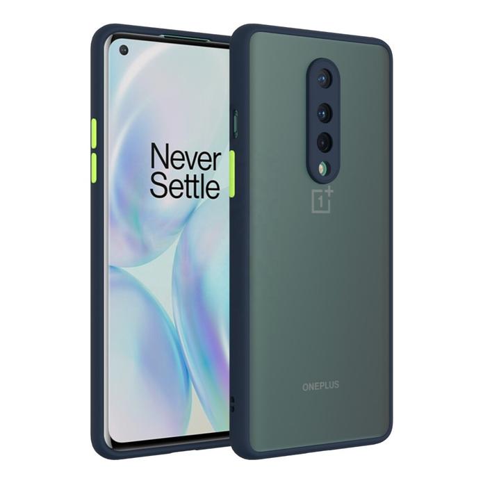 Smoke Silicone Oneplus 8 Back Cover