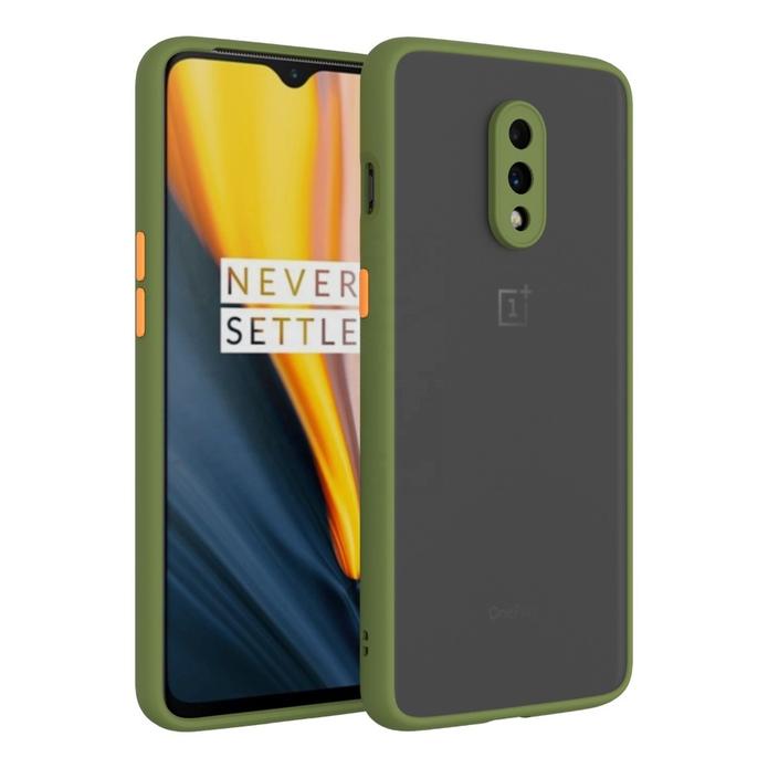 Smoke Silicone Oneplus 7 Back Cover
