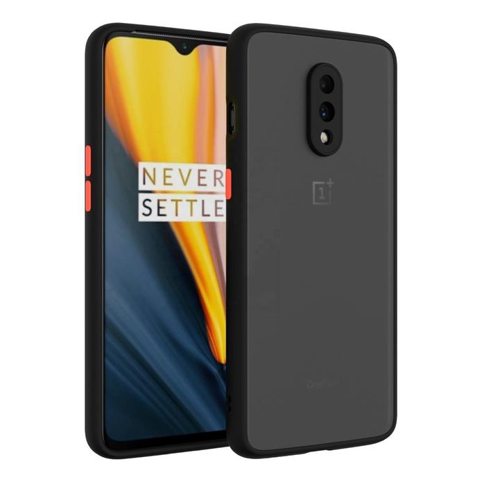 Smoke Silicone Oneplus 7 Back Cover