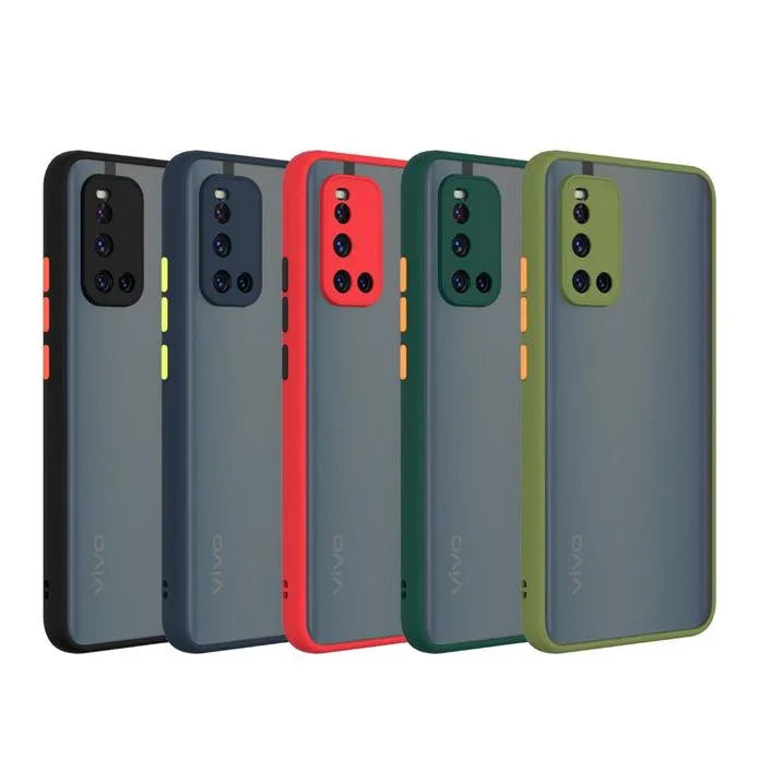 Smoke Silicone Vivo V19 Back Cover