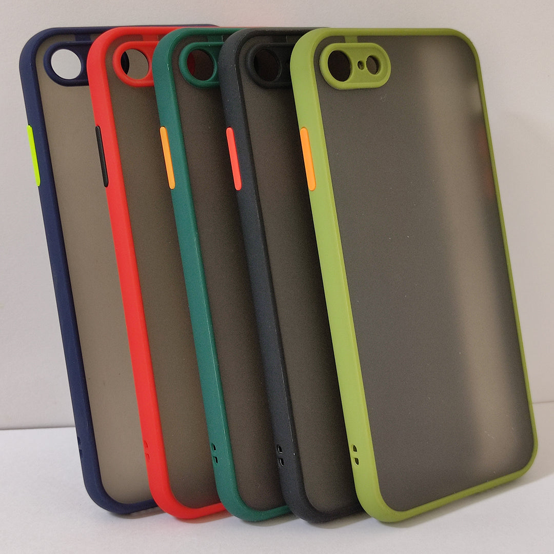 Smoke Silicone iPhone 8/SE 2020 Back Cover