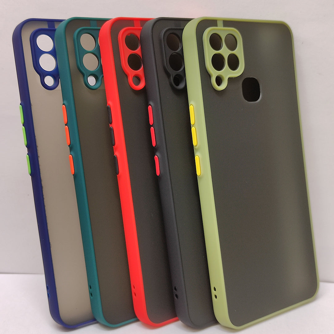 Smoke Silicone Infinix Hot 10S Back Cover