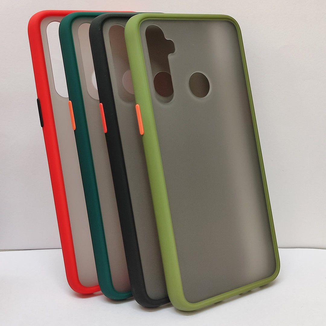 Smoke Silicone Realme Narzo 10 Back Cover