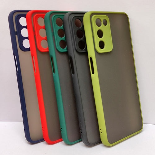 Smoke Silicone Oppo A53s 5G Back Cover