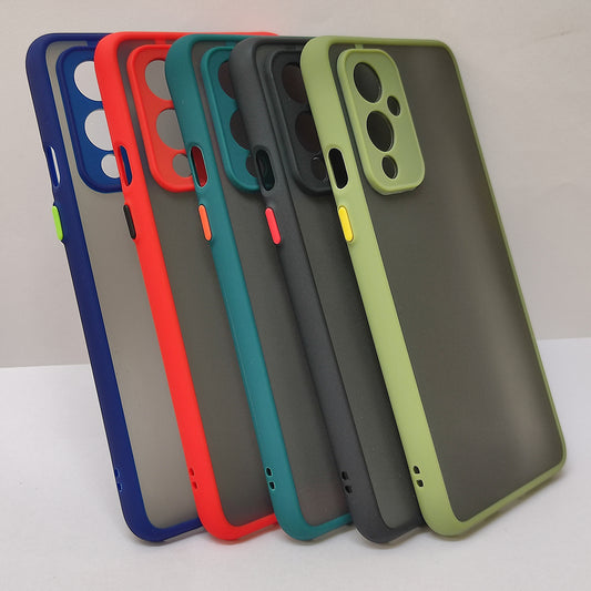 Smoke Silicone Oneplus 9 Back Cover