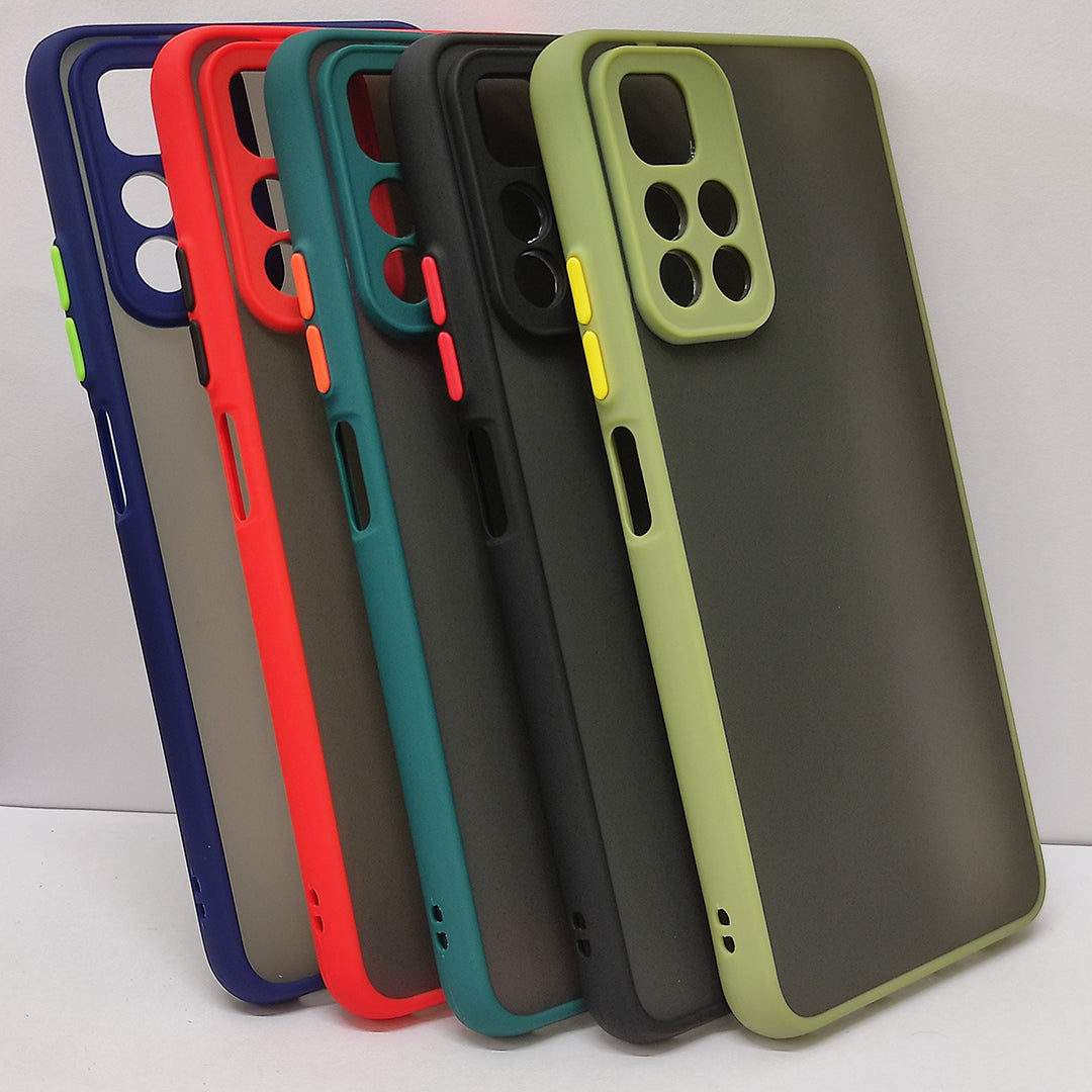 Smoke Silicone Redmi Note 11T 5G Back Cover