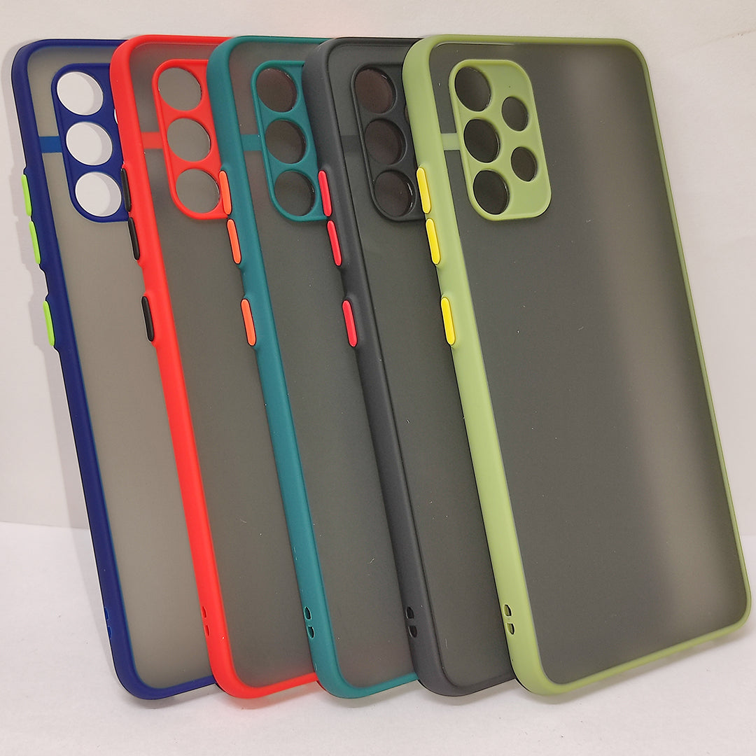 Smoke Silicone Samsung A32 Back Cover