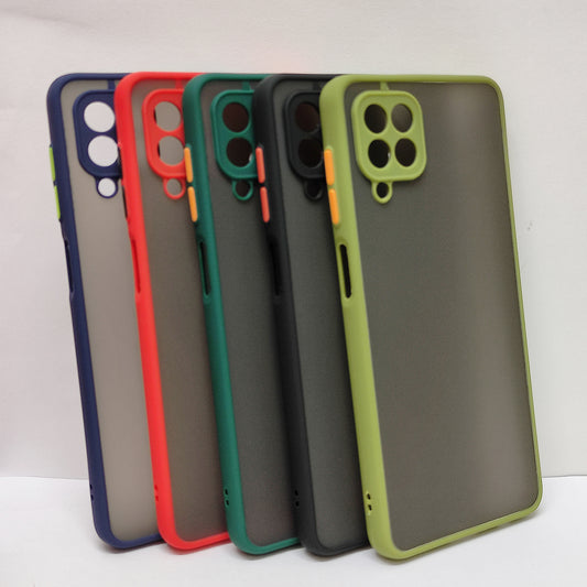 Smoke Silicone Samsung M32 Back Cover