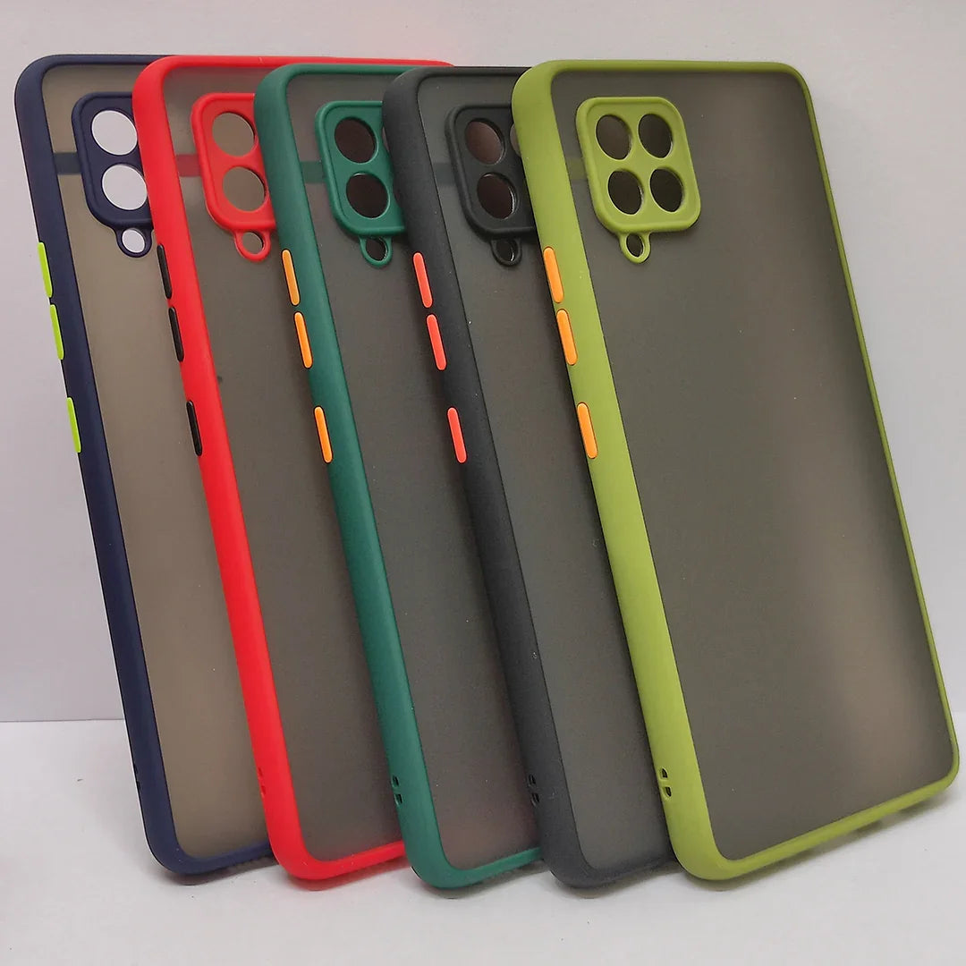 Smoke Silicone Samsung M42 Back Cover